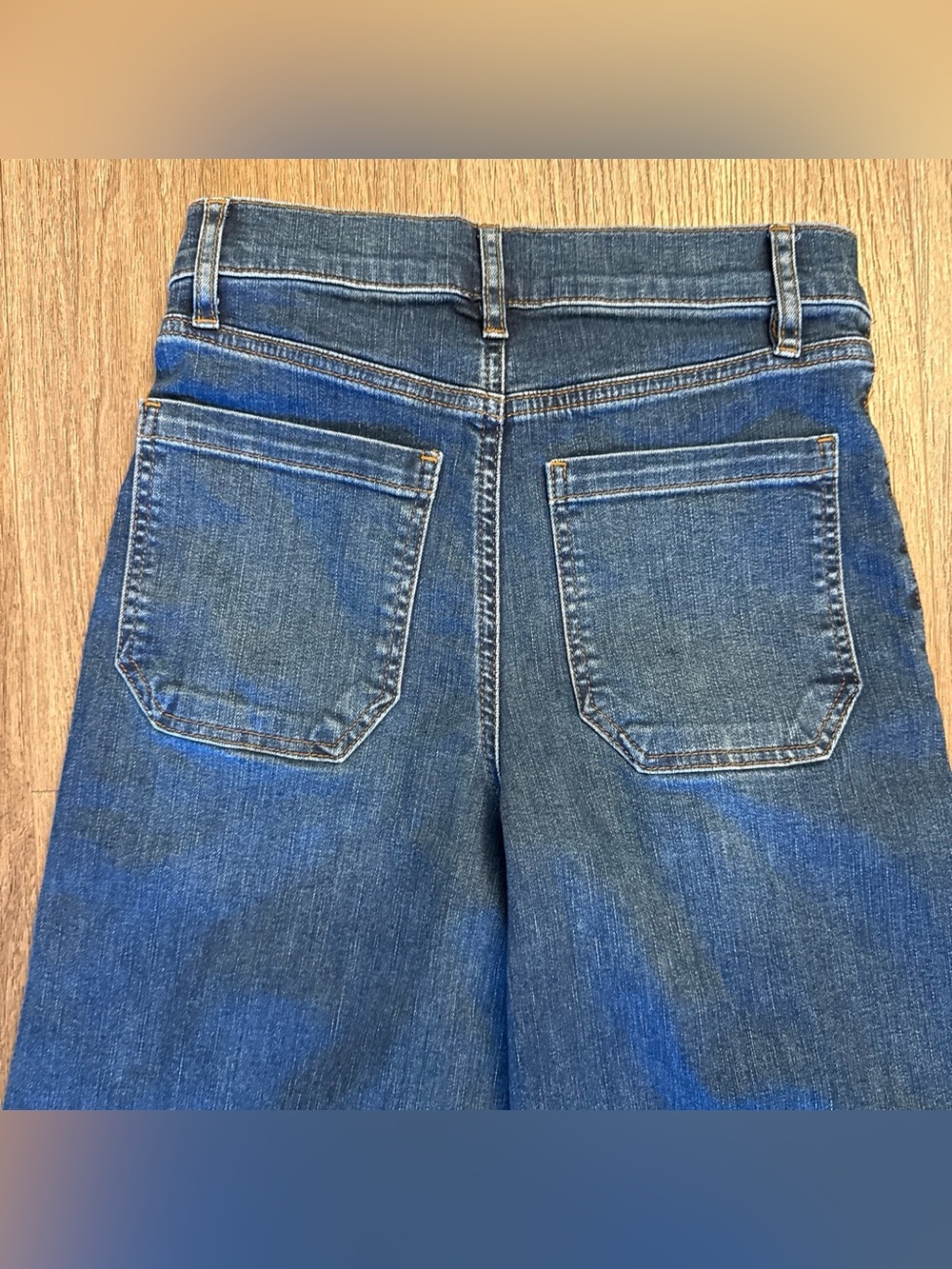 Frame denim le slim palazzo savior High-waisted wide-leg blue jeans. $298 MSRP. - Picture 6 of 6